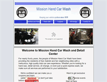 Tablet Screenshot of missioncarwash.org